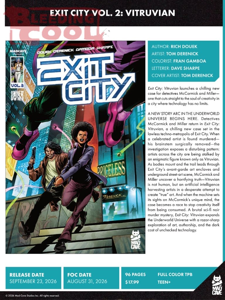 Mad Cave Official Full September 2026 Solicits And Solicitations