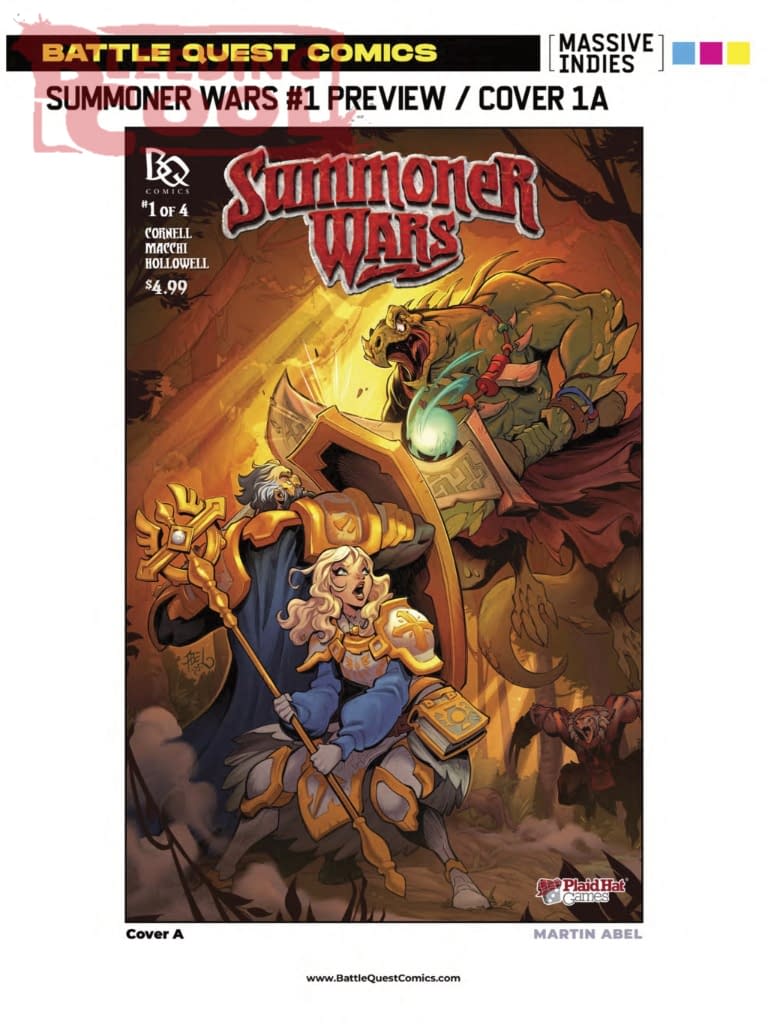 Paul Cornell On Summoner Wars in Battle Quest September 2026 Solicits