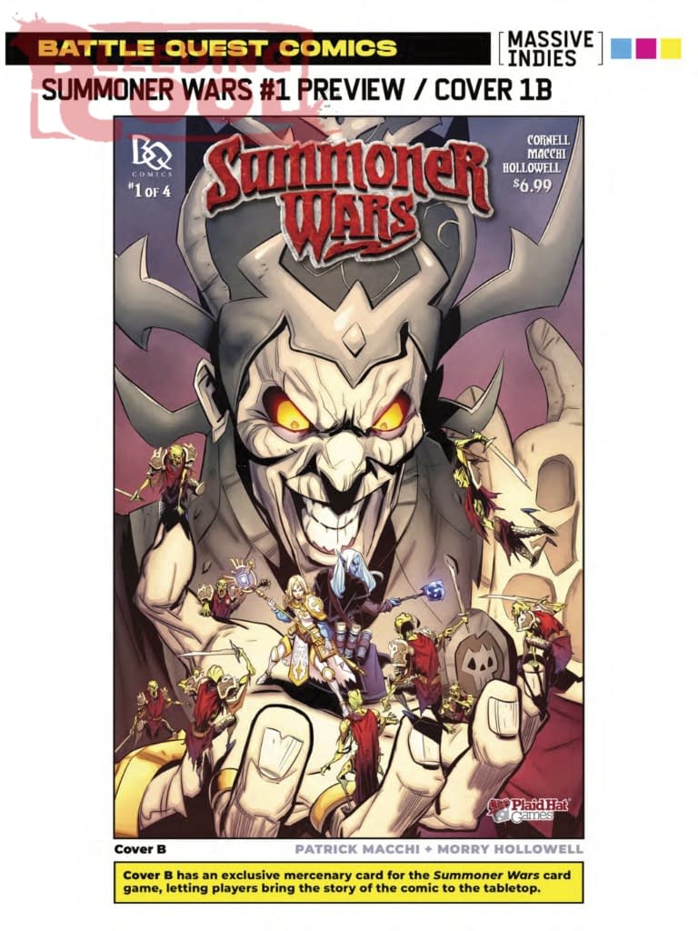 Paul Cornell On Summoner Wars in Battle Quest September 2026 Solicits