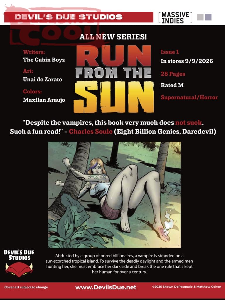 Devil's Due Official Full September 2026 Solicits And Solicitations
