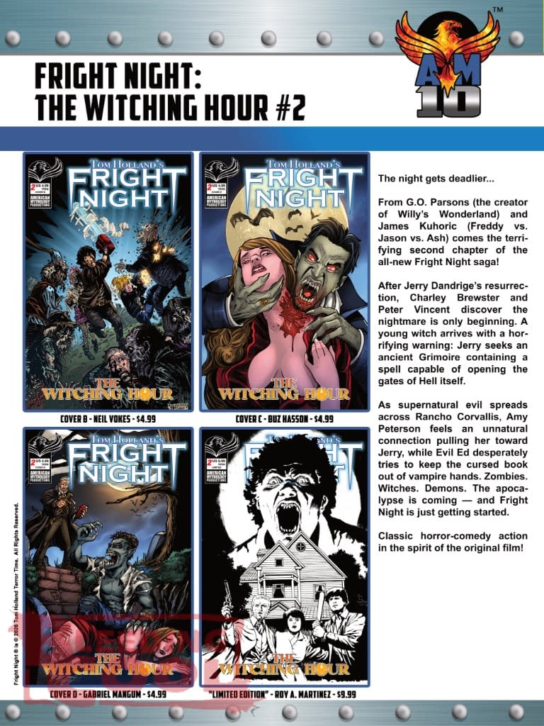 American Mythology Official Full September 2026 Solicits