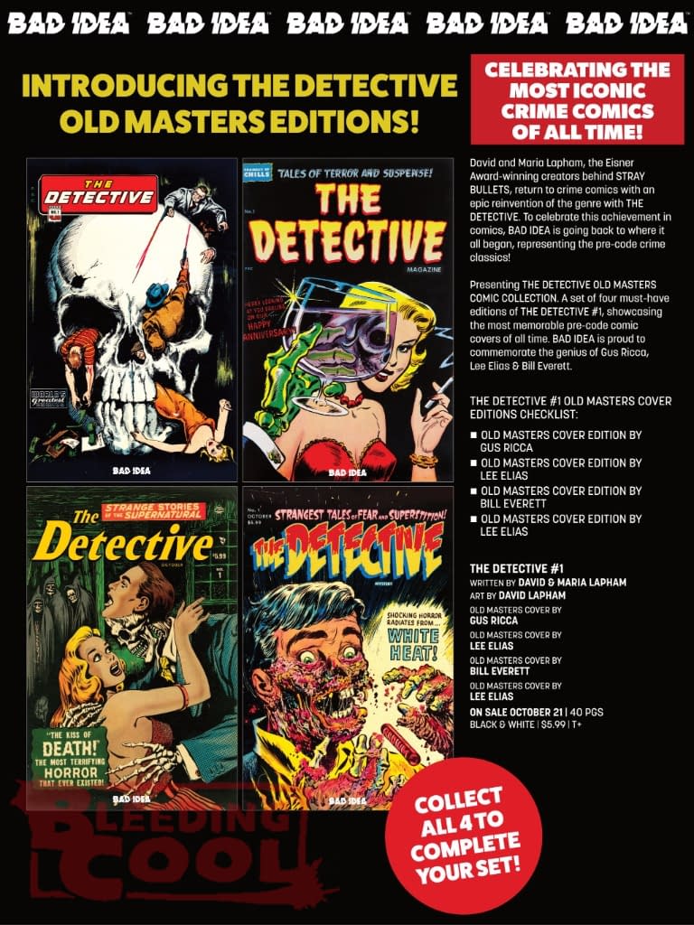 Bad Idea Comics Official Full October 2026 Solicits And Solicitations