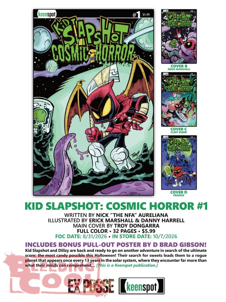 Keenspot Comics Official Full October 2026 Solicits And Solicitations