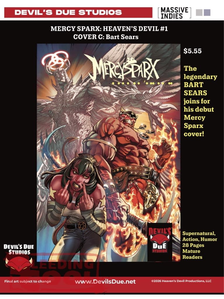 Mercy Sparx & Circuits-Seduction-Revenge, Ongoing Devil's Due Comics