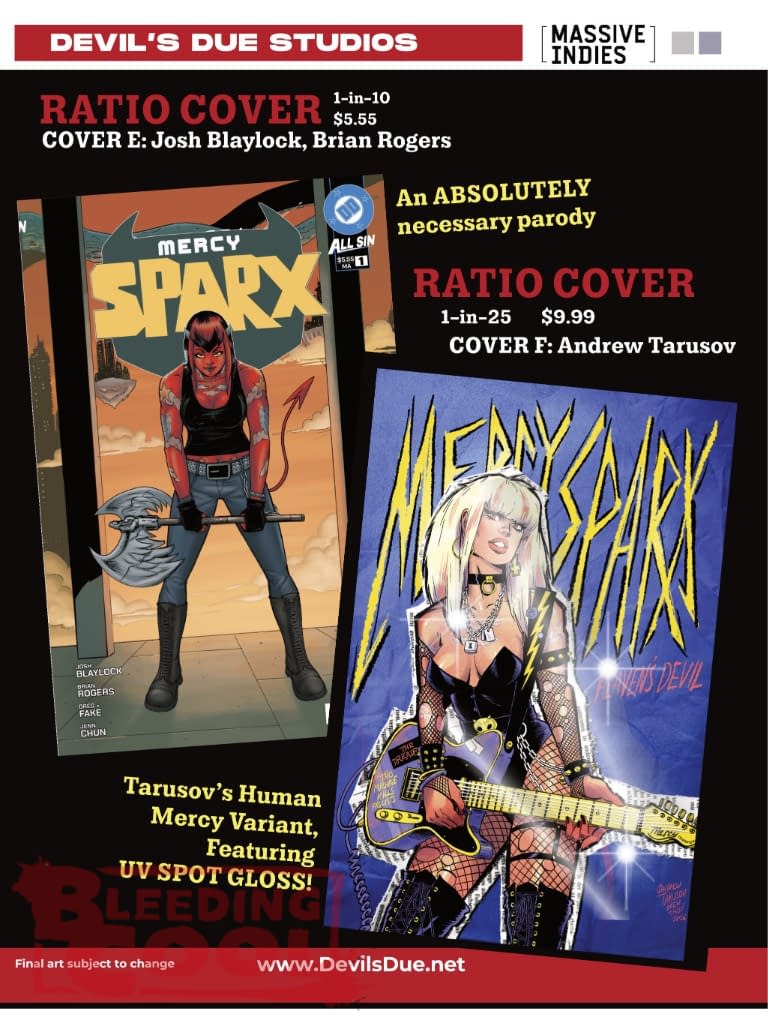 Mercy Sparx & Circuits-Seduction-Revenge, Ongoing Devil's Due Comics