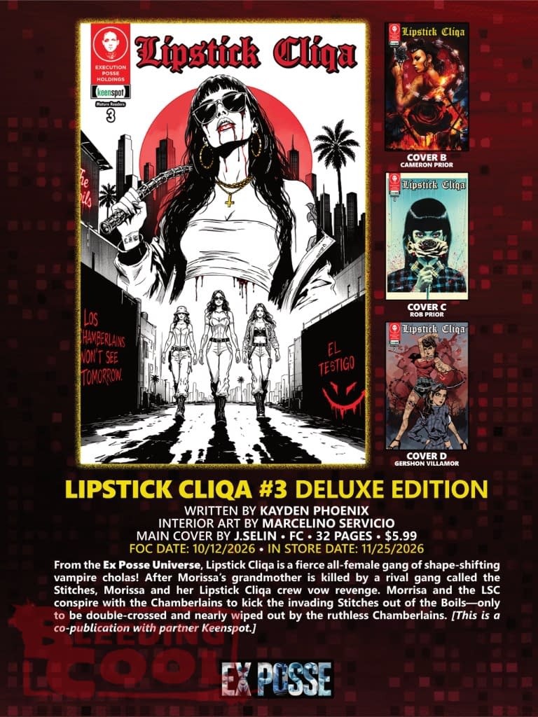 Keenspot November 2026 Solicits And Solicitations