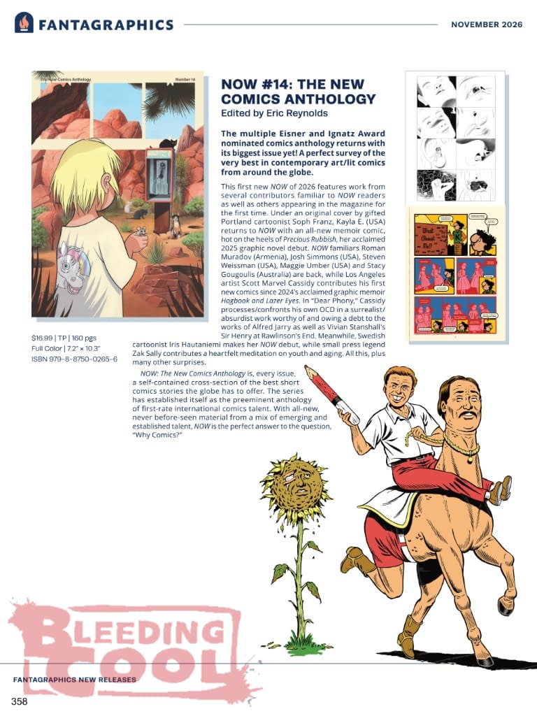 Fantagraphics November 2026 Solicits And Solicitations