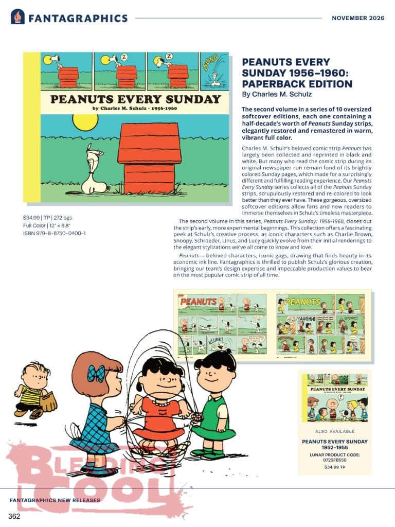 Fantagraphics November 2026 Solicits And Solicitations