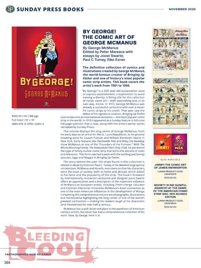 Fantagraphics November 2026 Solicits And Solicitations