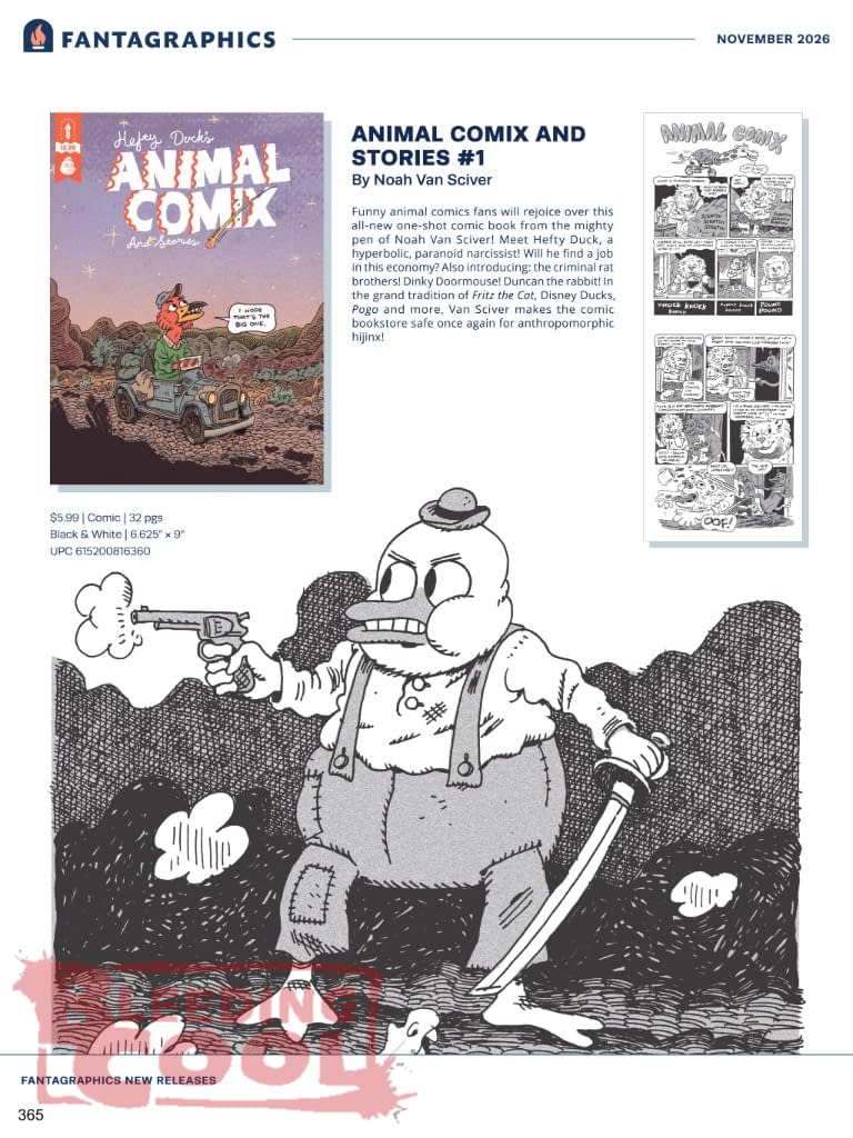 Fantagraphics November 2026 Solicits And Solicitations