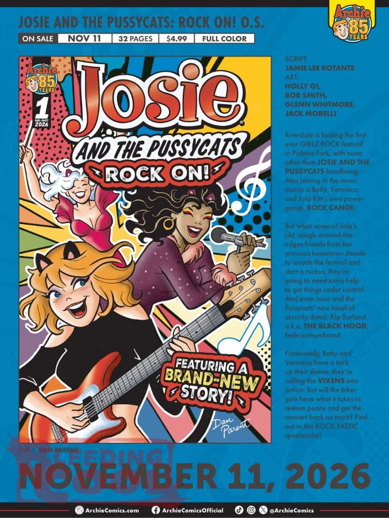 Archie Comics November 2026 Solicits And Solicitations