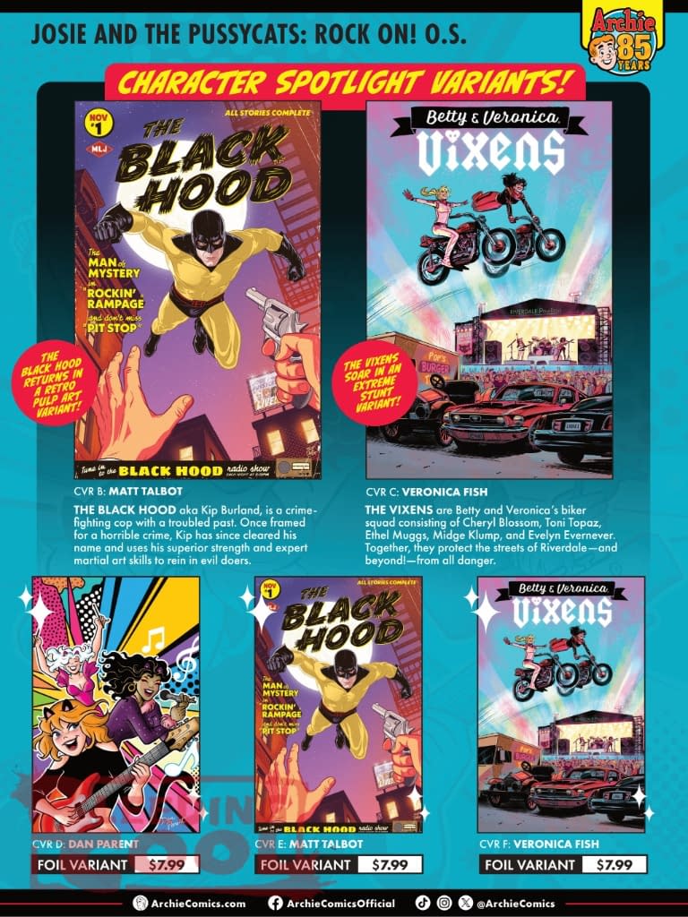 Archie Comics November 2026 Solicits And Solicitations