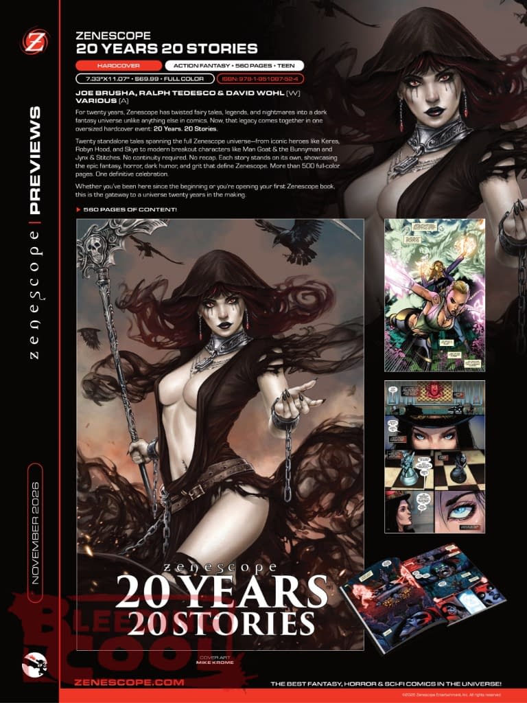 Zenescope November 2026 Solicits And Solicitations