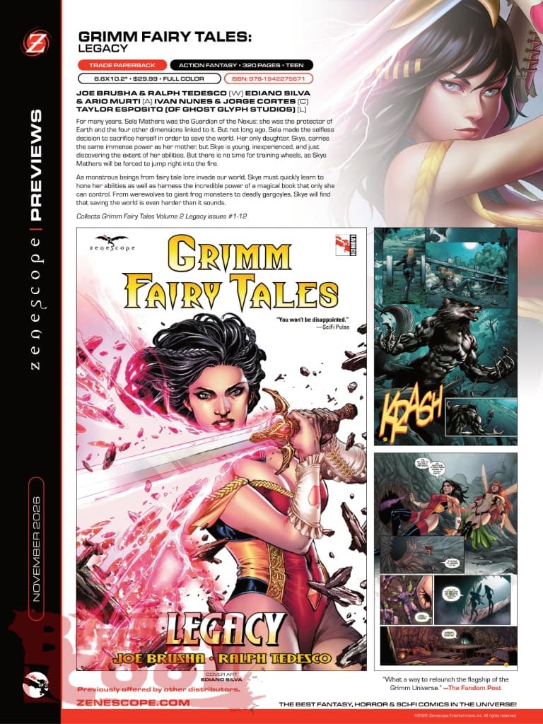 Zenescope November 2026 Solicits And Solicitations