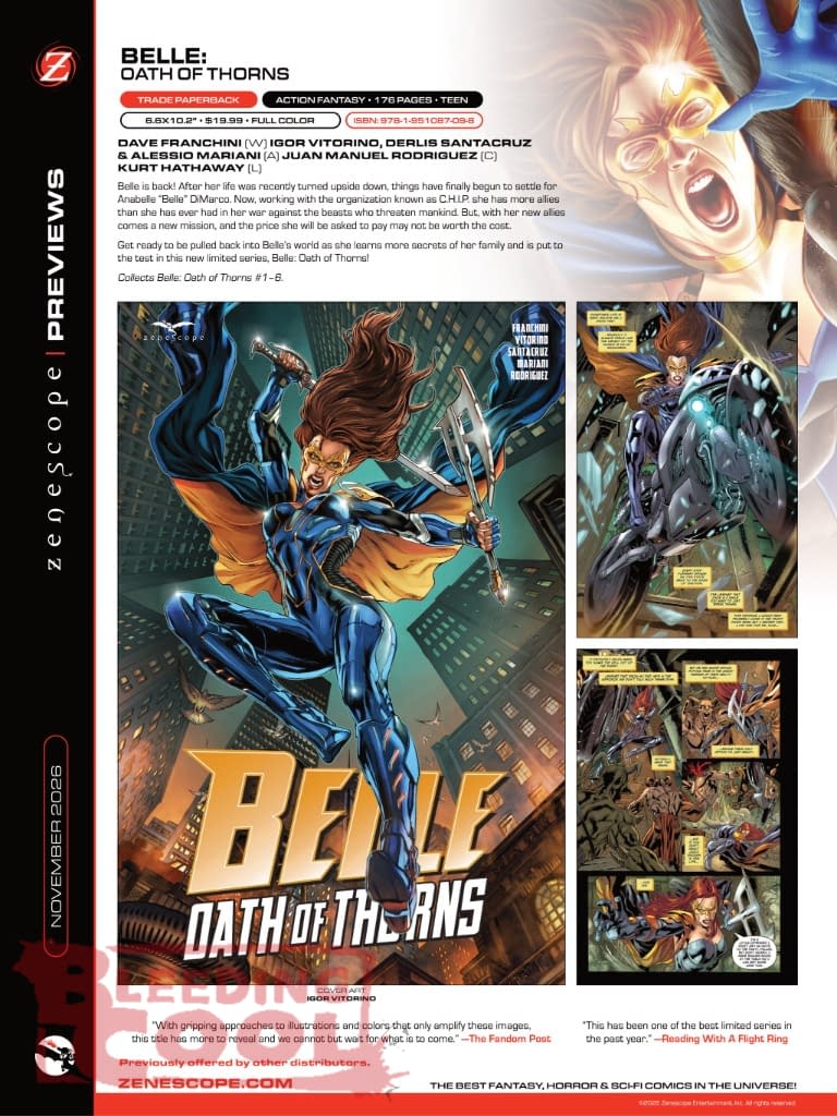 Zenescope November 2026 Solicits And Solicitations