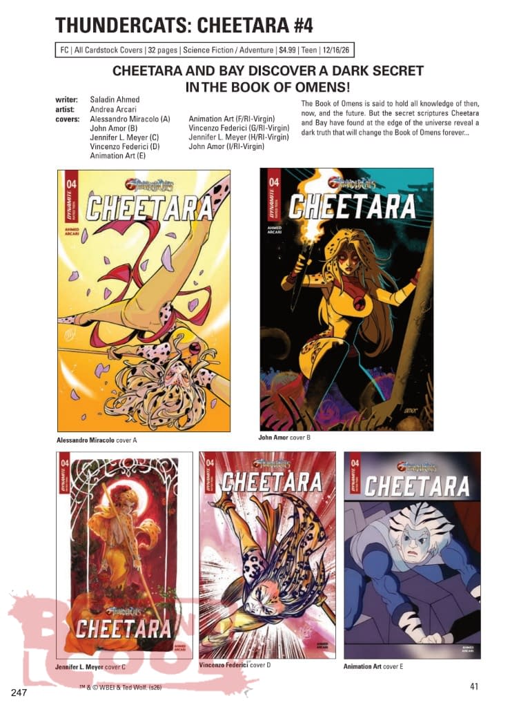 Dynamite Official Full December 2026 Solicits
