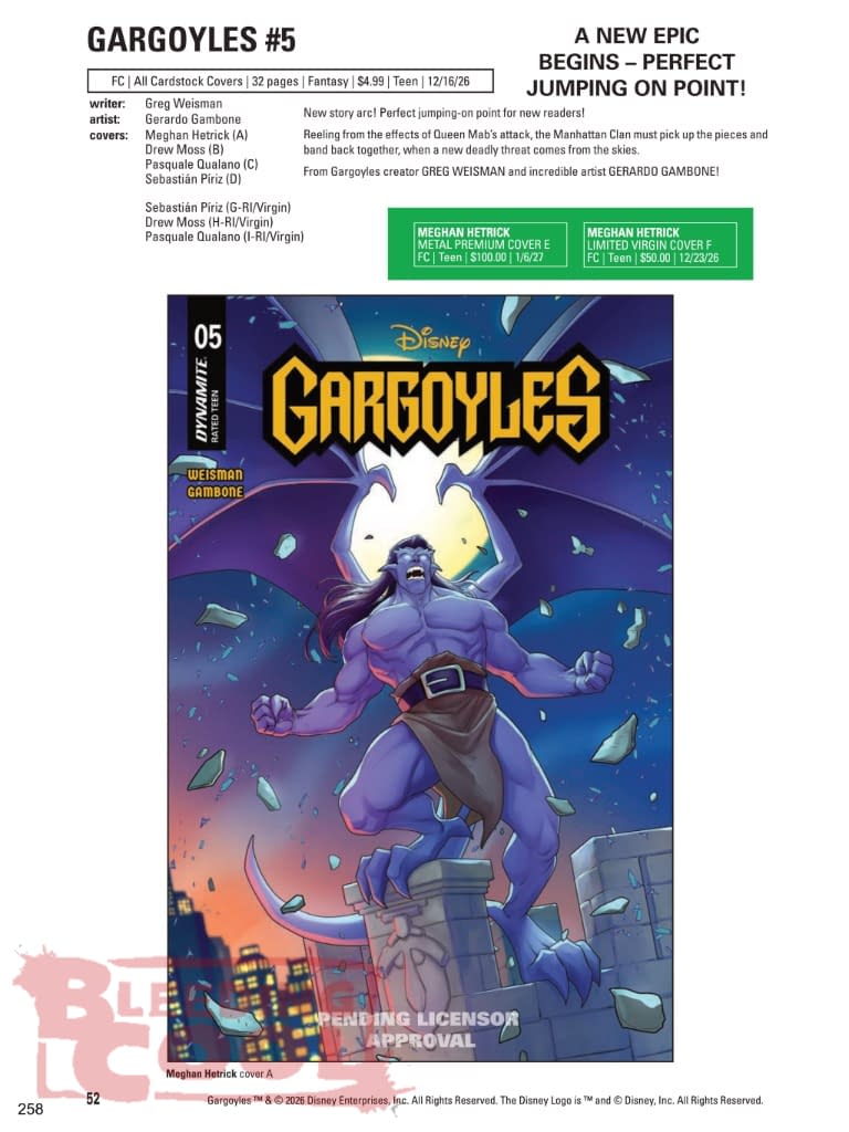 Dynamite Official Full December 2026 Solicits
