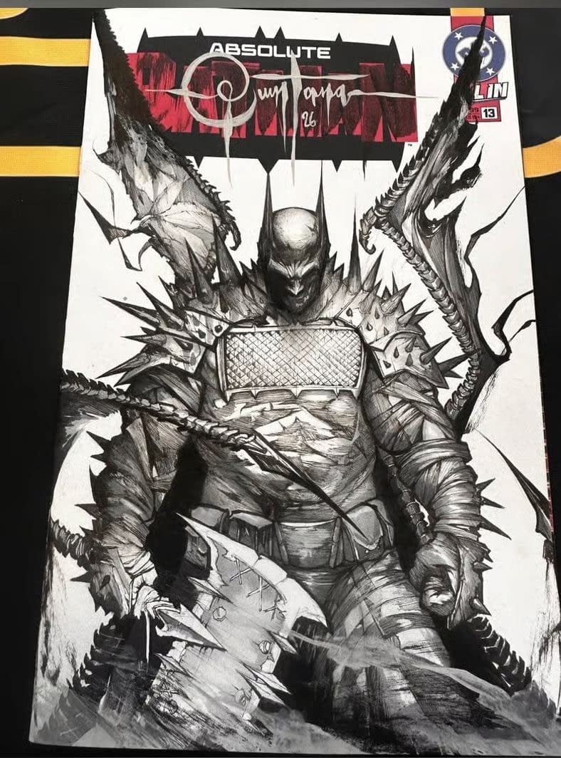 Absolute Batman #18 Sketch Cover by Dan Quintana Sells For $18,500