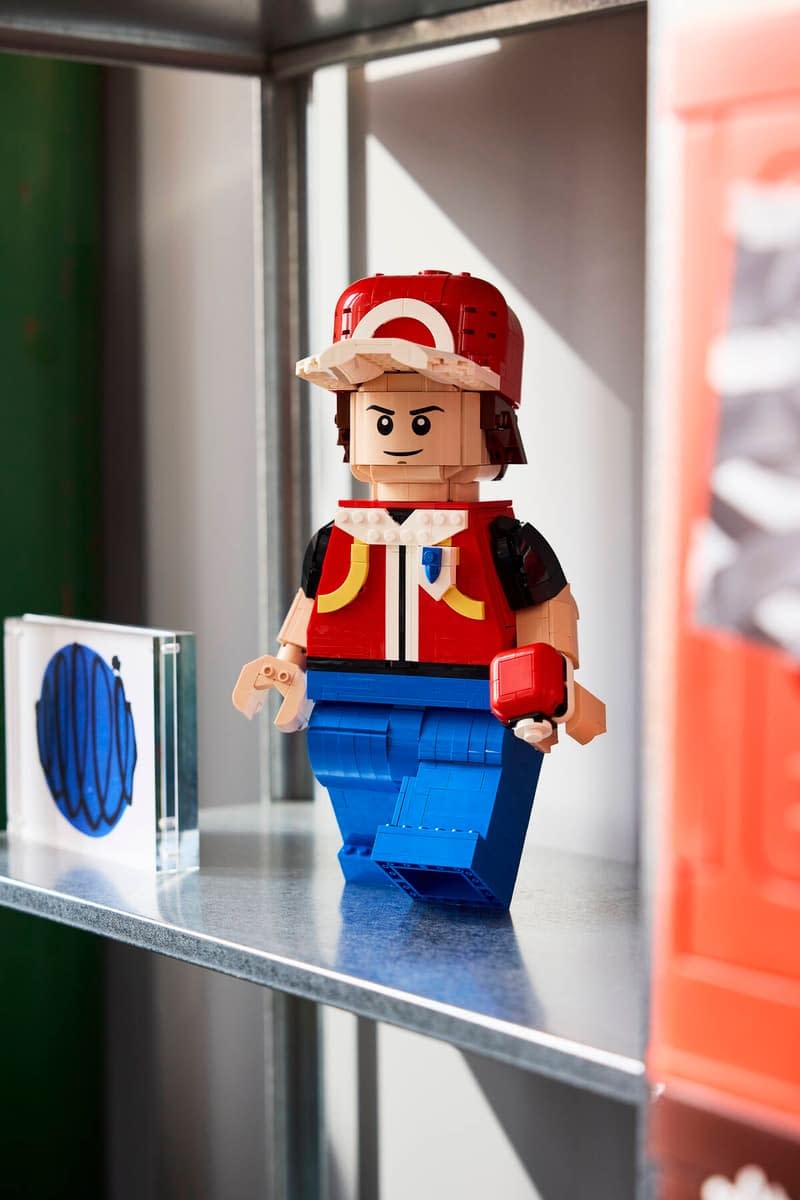 LEGO Debuts New Pokémon Up-Scaled Trainer Red Minifigure Set