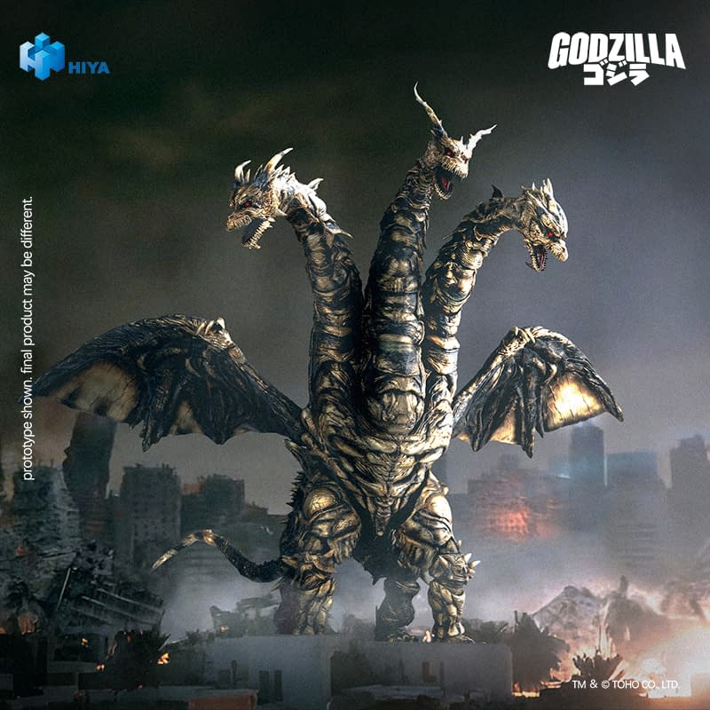 Hiya Toys Unveils New Keizer Ghidorah Figure from Godzilla: Final Wars