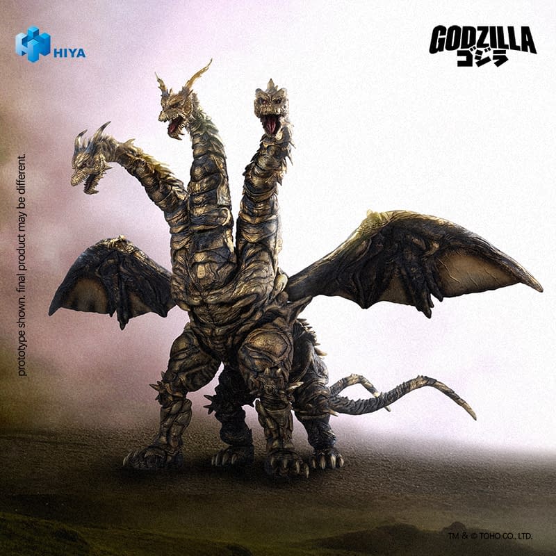 Hiya Toys Unveils New Keizer Ghidorah Figure from Godzilla: Final Wars