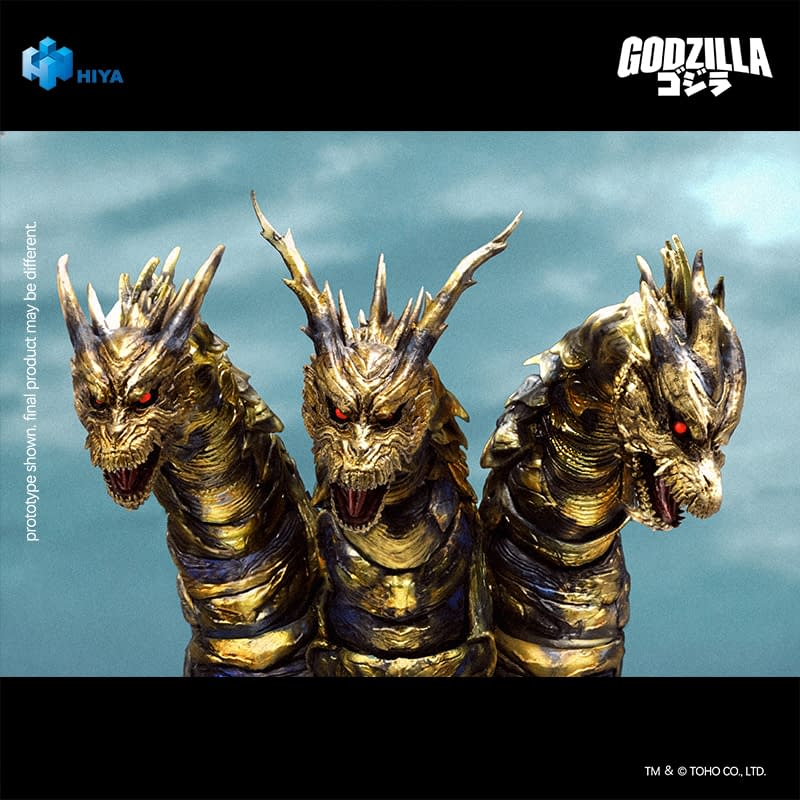 Hiya Toys Unveils New Keizer Ghidorah Figure from Godzilla: Final Wars