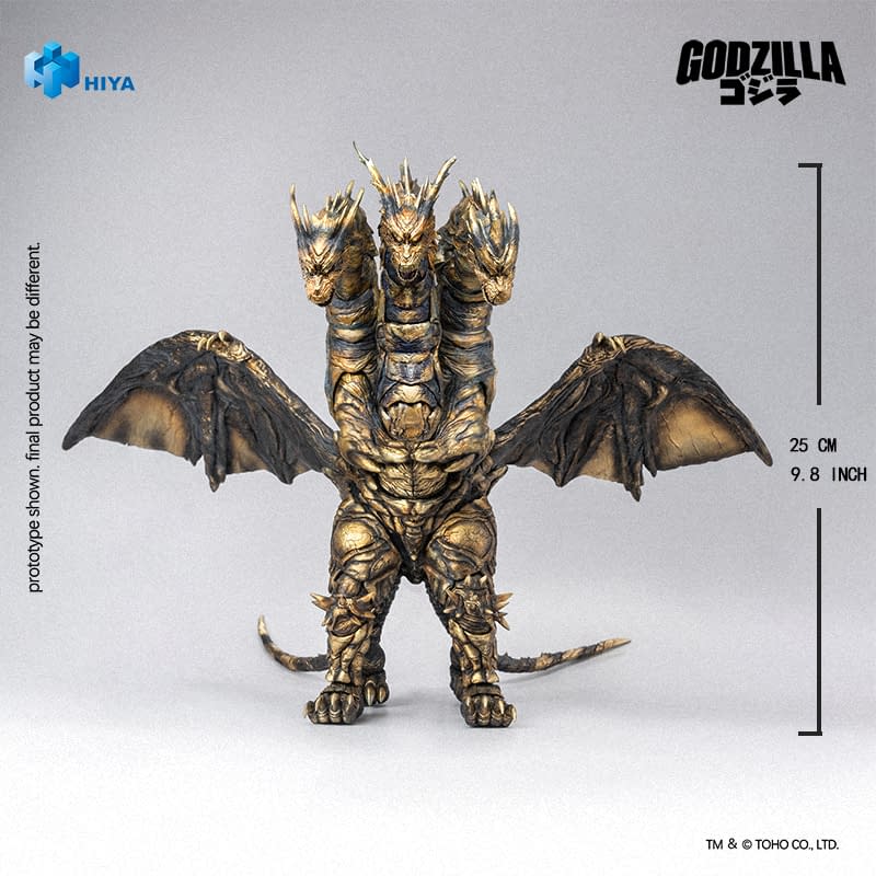 Hiya Toys Unveils New Keizer Ghidorah Figure from Godzilla: Final Wars