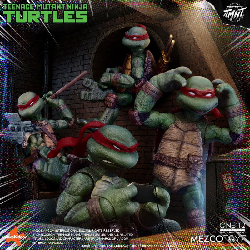 Mezco Toyz Reissues the Teenage Mutant Ninja Turtles Boxed Set