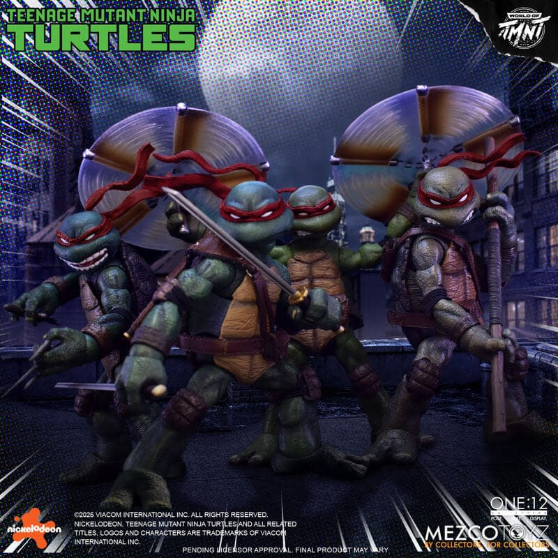 Mezco Toyz Reissues the Teenage Mutant Ninja Turtles Boxed Set
