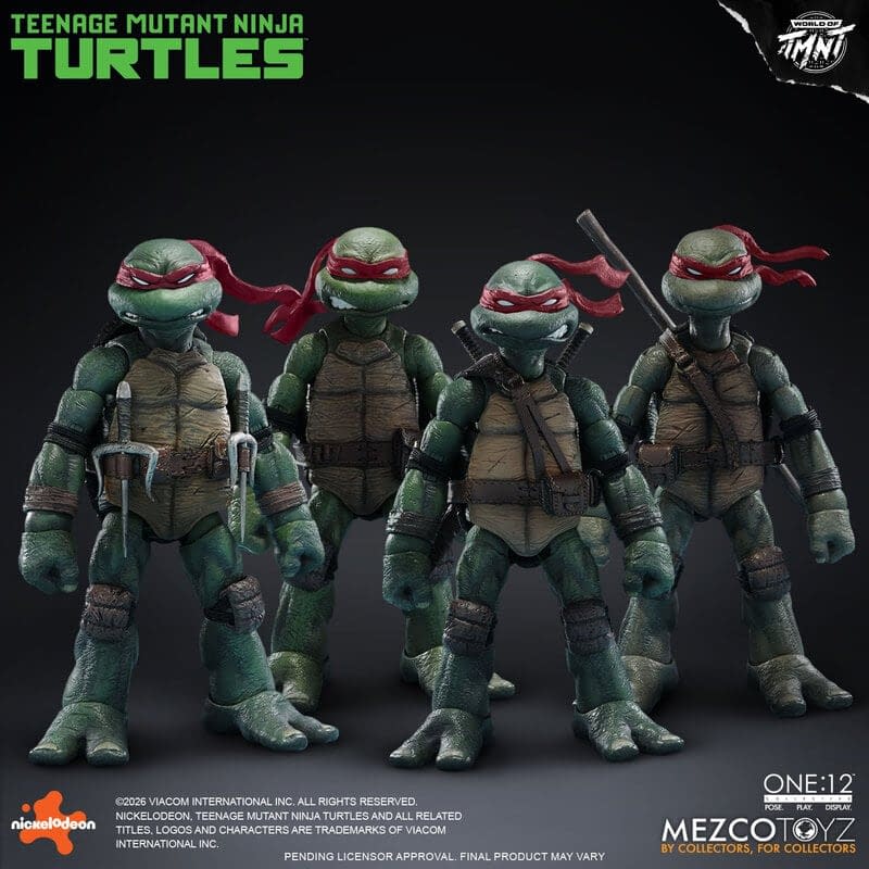 Mezco Toyz Reissues the Teenage Mutant Ninja Turtles Boxed Set