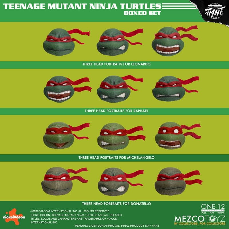 Mezco Toyz Reissues the Teenage Mutant Ninja Turtles Boxed Set