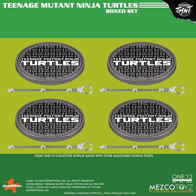Mezco Toyz Reissues the Teenage Mutant Ninja Turtles Boxed Set