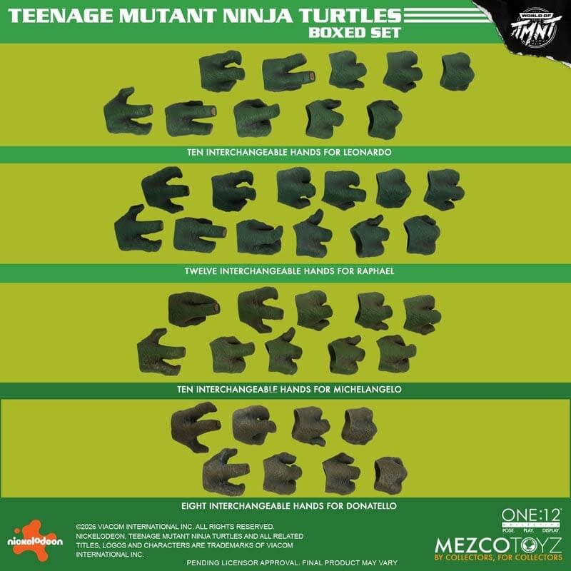 Mezco Toyz Reissues the Teenage Mutant Ninja Turtles Boxed Set