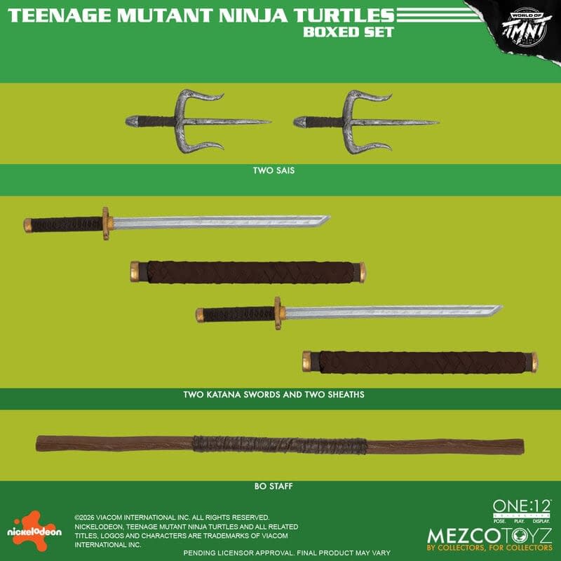 Mezco Toyz Reissues the Teenage Mutant Ninja Turtles Boxed Set