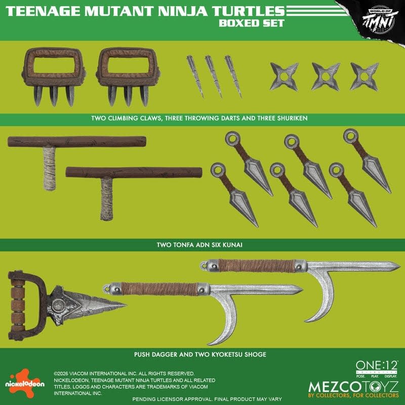 Mezco Toyz Reissues the Teenage Mutant Ninja Turtles Boxed Set