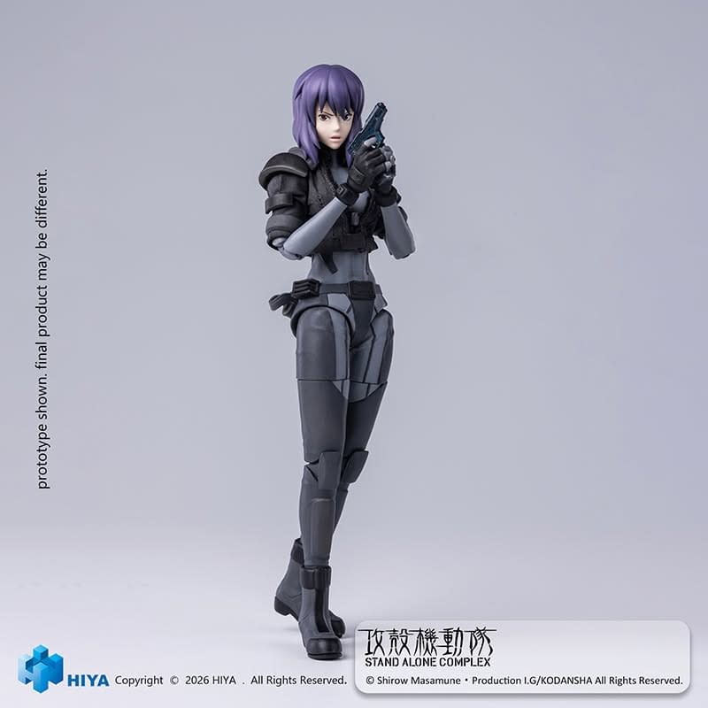 Hiya Toys Debuts New 1/12 Ghost in the Shell Motoko Battle Suit Figure