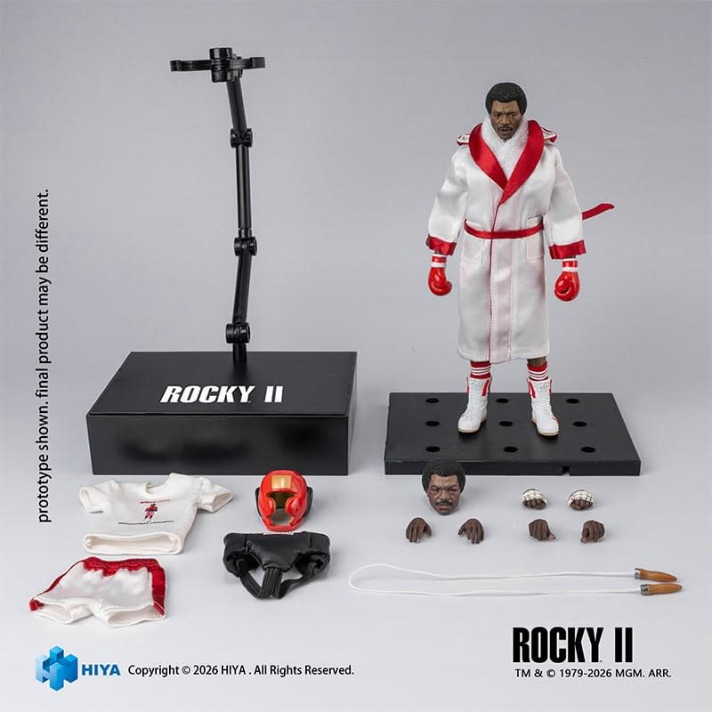 Apollo Creed Returns with New Hiya Toys Rocky II 1/12 Exquisite Figure