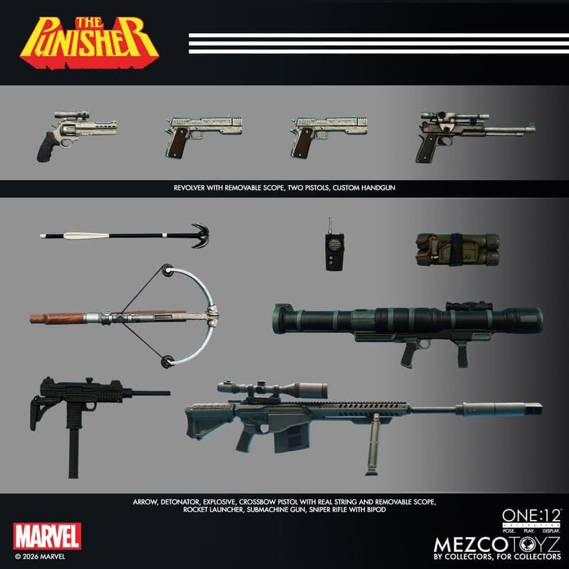 Mezco Toyz Unleashes New One:12 Collective The Punisher Figure