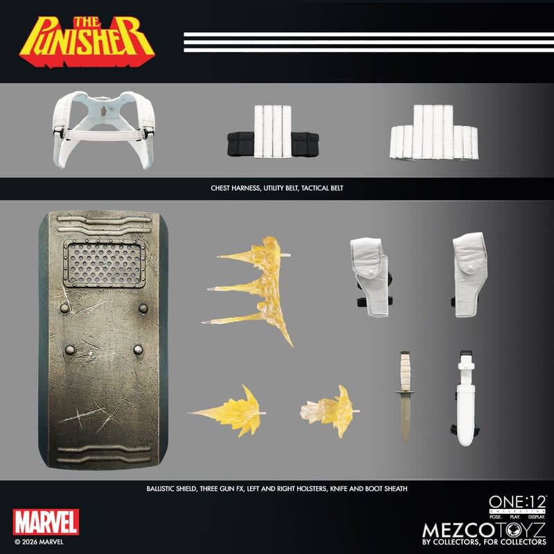 Mezco Toyz Unleashes New One:12 Collective The Punisher Figure