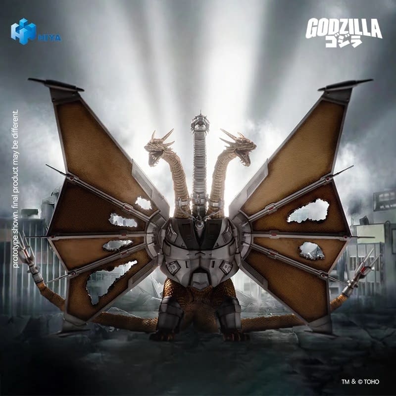 New Battle Damaged Mecha King Ghidorah Figure Coming Soon