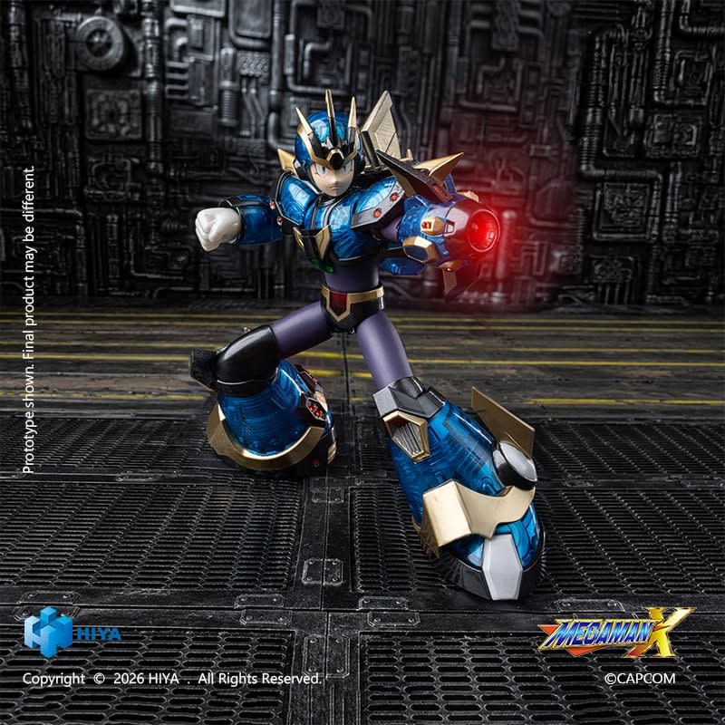 X Suits Up with New Ultimate Armor Mega Man X Figure from Hiya Toys