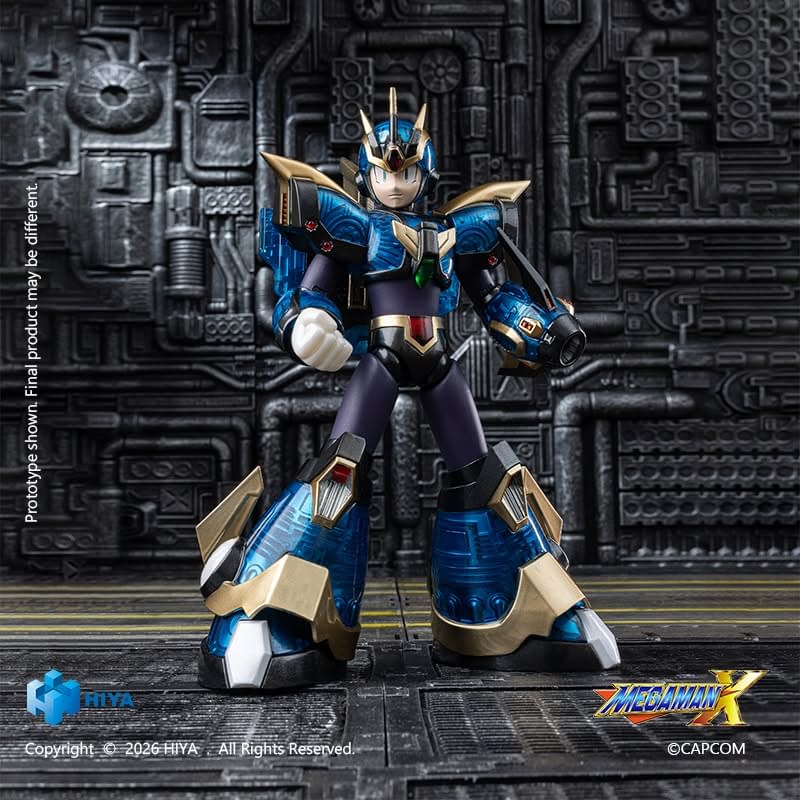 X Suits Up with New Ultimate Armor Mega Man X Figure from Hiya Toys