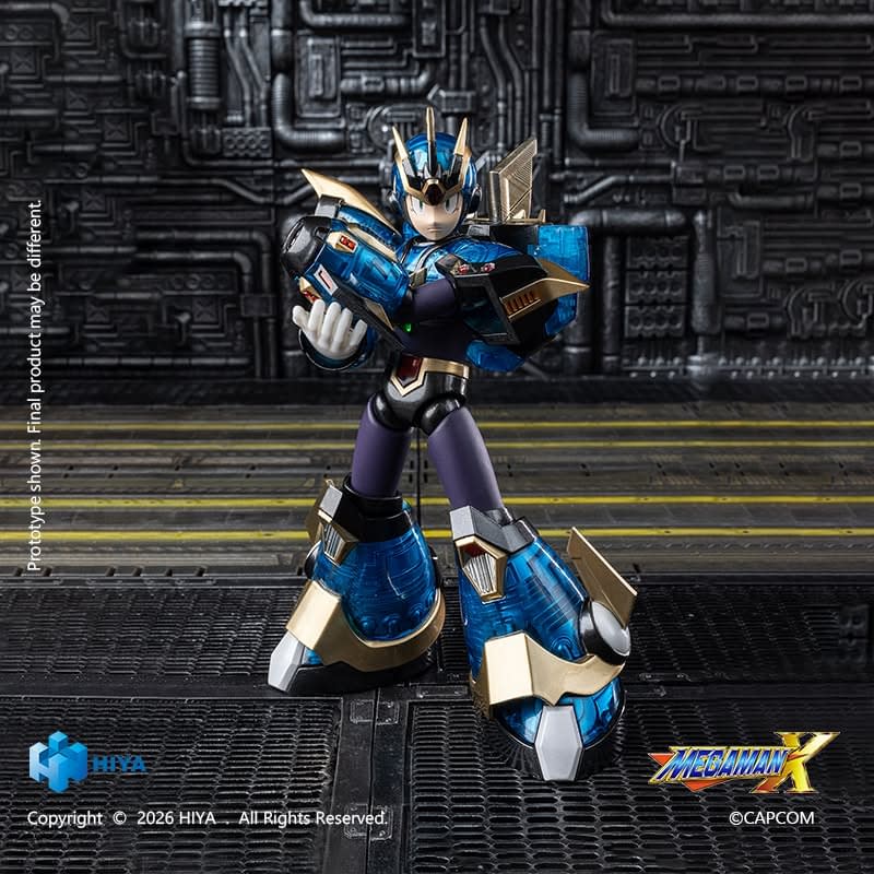 X Suits Up with New Ultimate Armor Mega Man X Figure from Hiya Toys