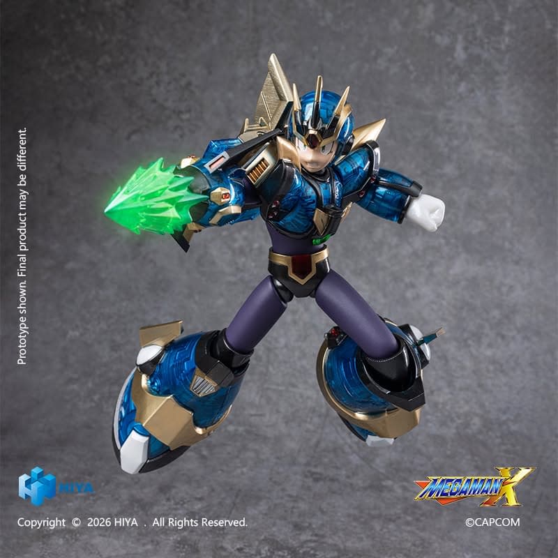 X Suits Up with New Ultimate Armor Mega Man X Figure from Hiya Toys