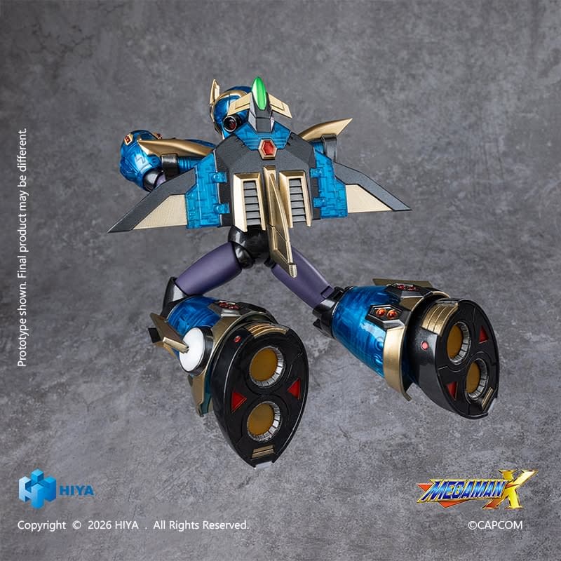 X Suits Up with New Ultimate Armor Mega Man X Figure from Hiya Toys