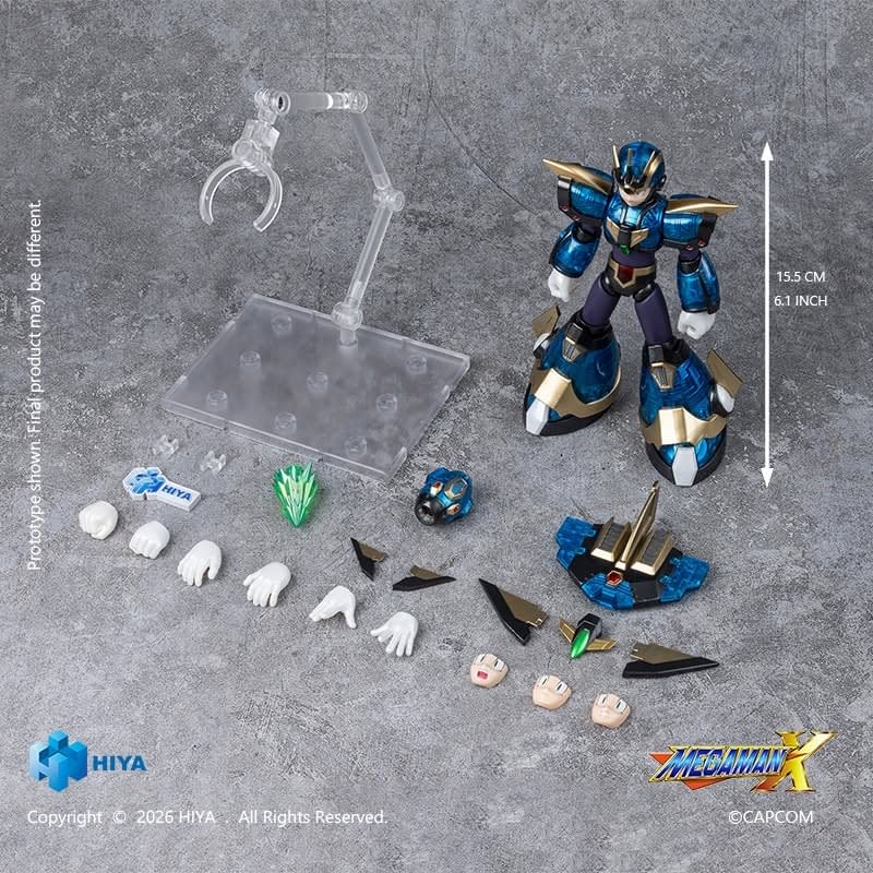 X Suits Up with New Ultimate Armor Mega Man X Figure from Hiya Toys