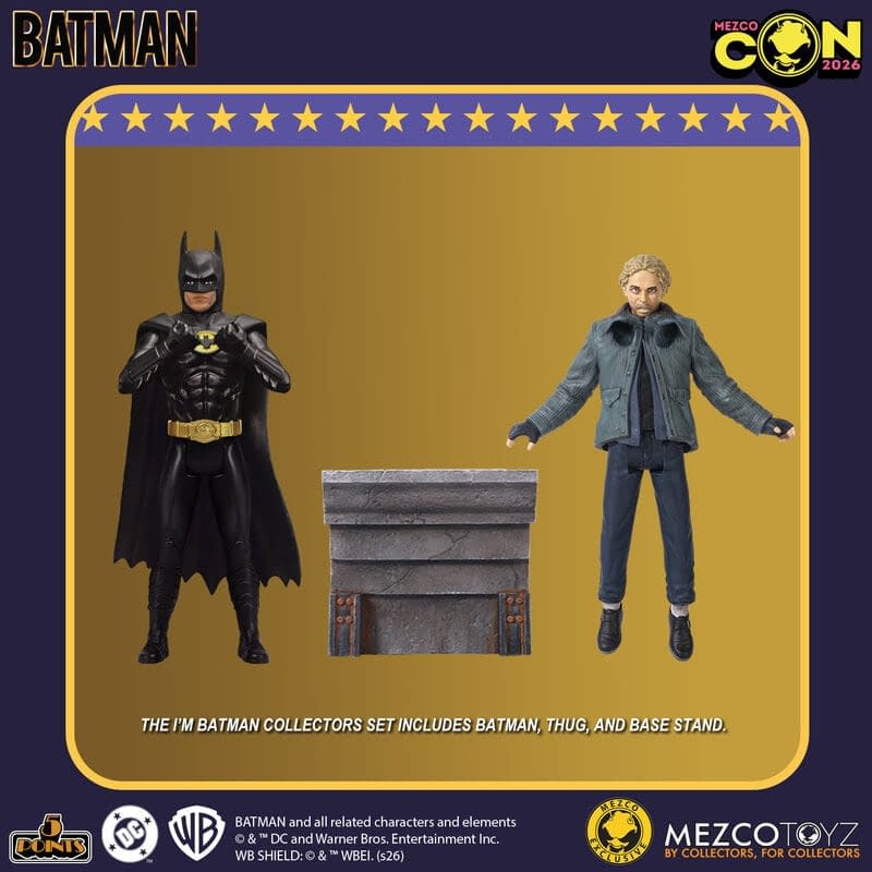 Mezco Toyz Returns to Gotham with New 5 Points Batman (1989) Set