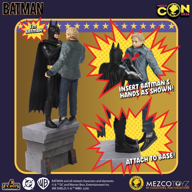 Mezco Toyz Returns to Gotham with New 5 Points Batman (1989) Set