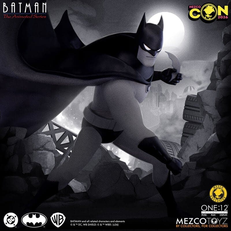 Mezco Toyz Unveils One:12 Batman: The Animated Series Noir Edition