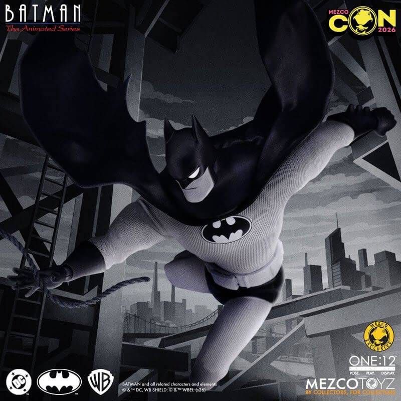 Mezco Toyz Unveils One:12 Batman: The Animated Series Noir Edition
